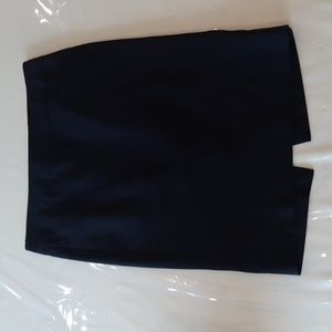 J. Crew Navy Cotton Pencil Skirt Size 6